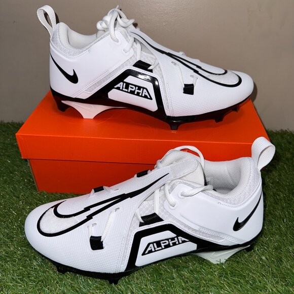 Nike Alpha Menace Pro 3 Low PE Football Cleats FB6834-100 White Mens NEW main image 14